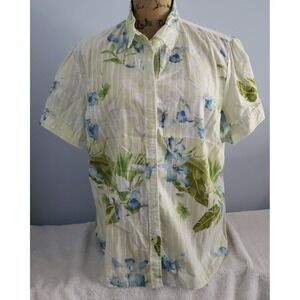 Caribbean Joe Womans Blouse Size XL